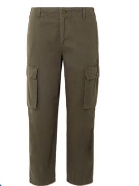FRAME Relaxed Utility Pants Cargo Green Washed Surplus Cotton RUSPT586 Size 26